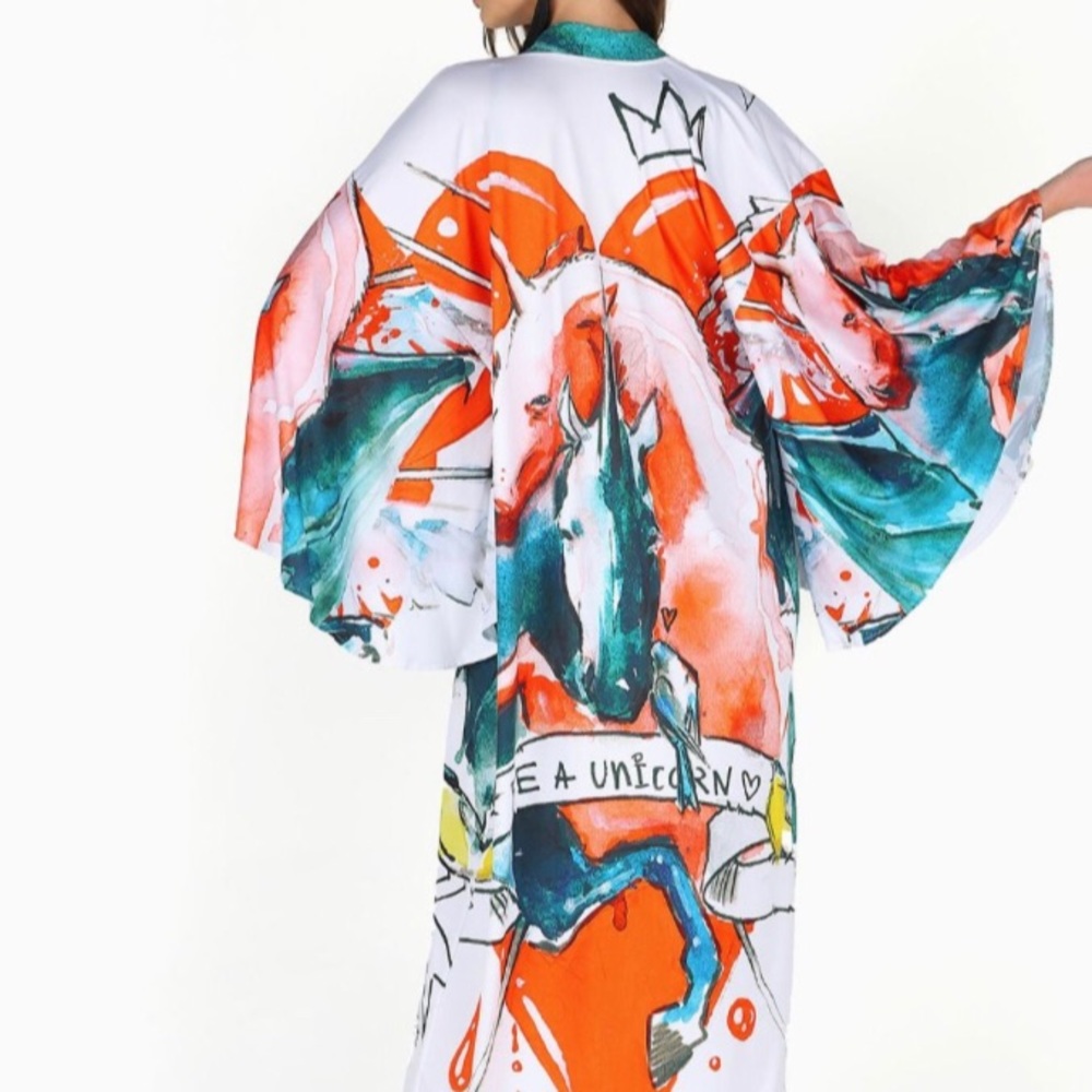 Lora Zombie Be a Unicorn Kimono